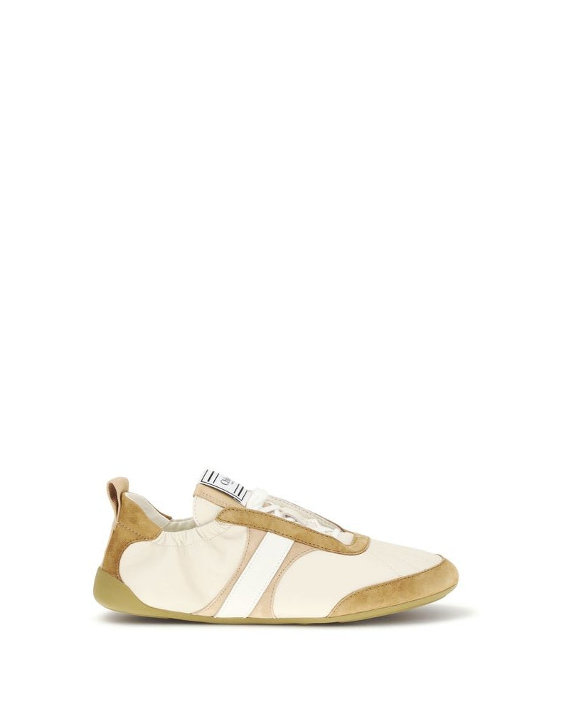 Chloé Beige Goatskin Athletic Sneakers Glam Steals