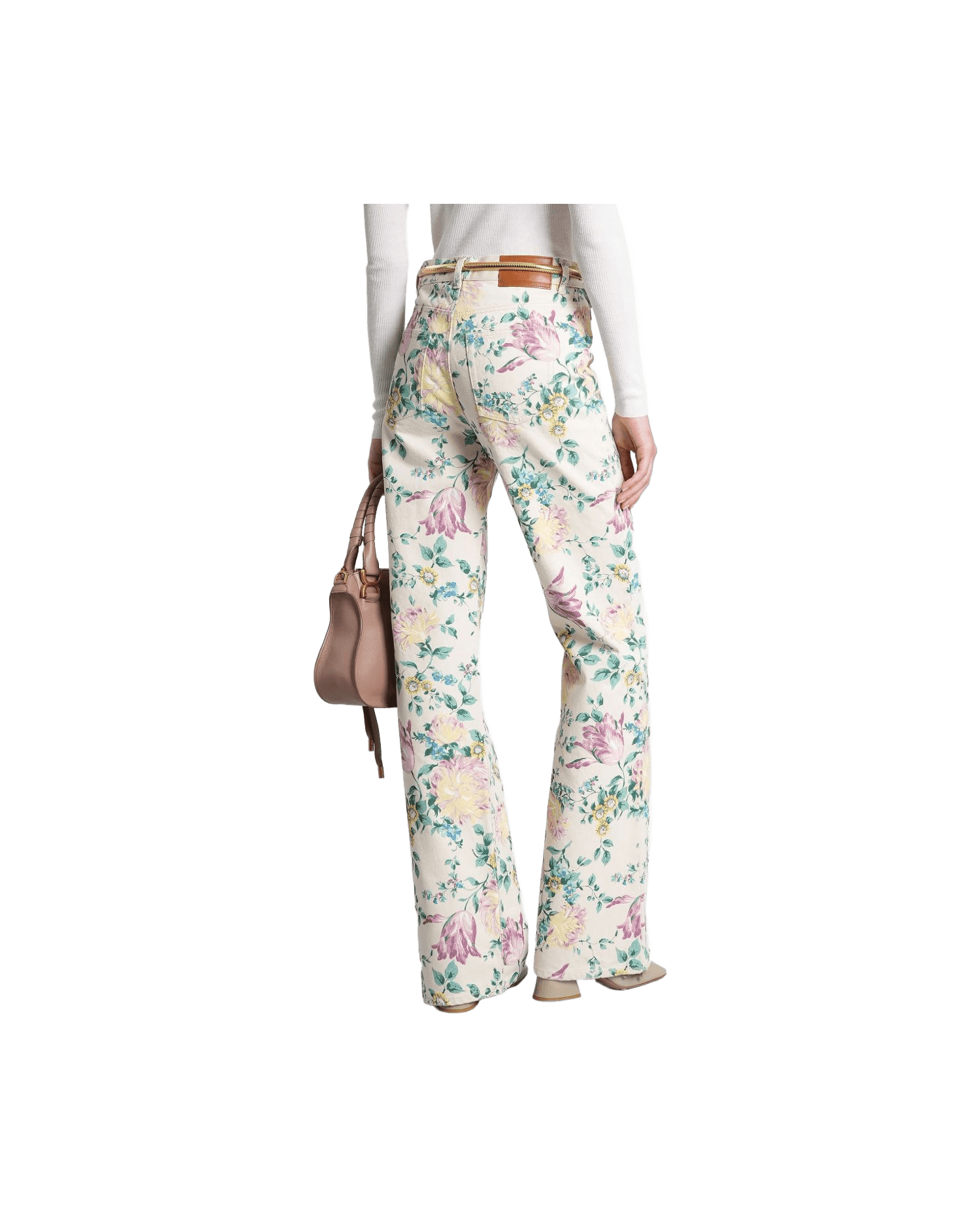 Chloé Beige Jeans Glam Steals