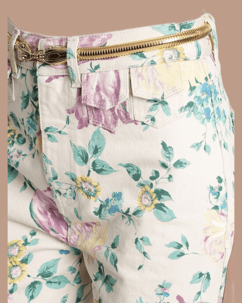 Chloé Beige Jeans Glam Steals