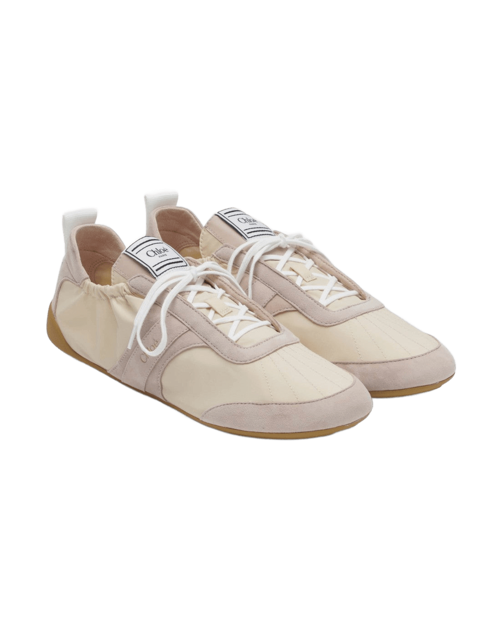 Chloé Beige Kick Sneakers Glam Steals