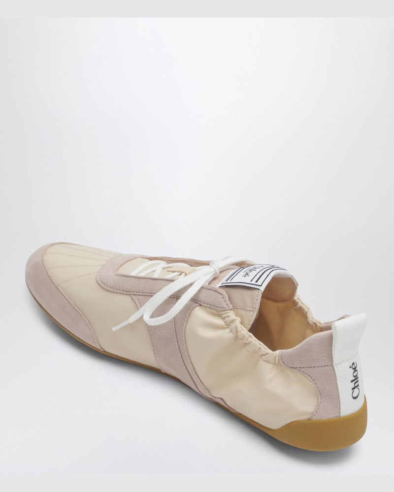 Chloé Beige Kick Sneakers Glam Steals