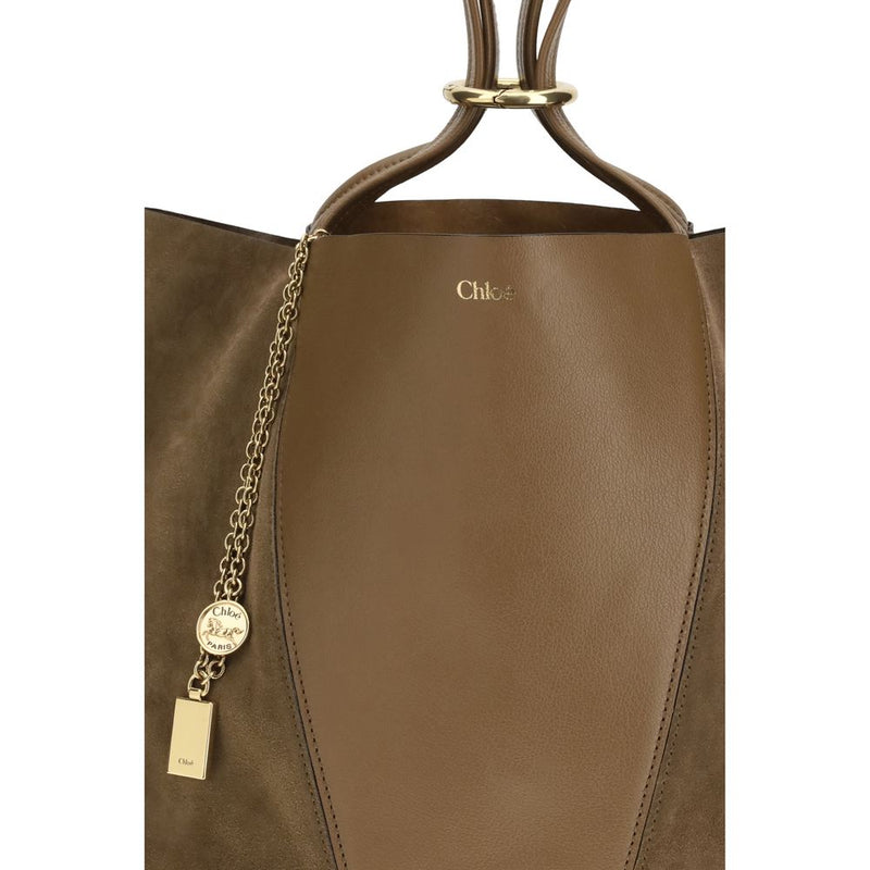 Chloé Beige Leather Shoulder Bag Glam Steals
