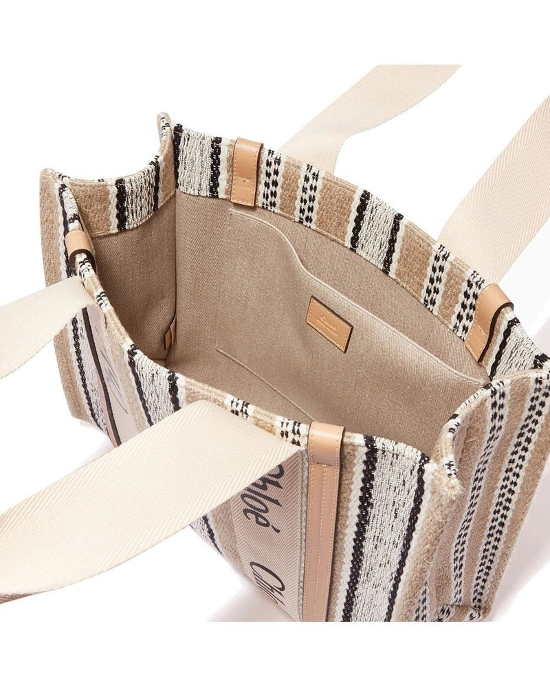 Chloé Beige Linen Tote Bag Glam Steals