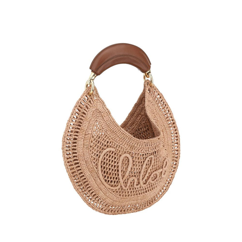 Chloé Beige Raffia Shoulder Bag Glam Steals