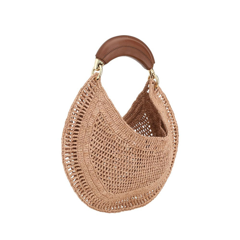 Chloé Beige Raffia Shoulder Bag Glam Steals