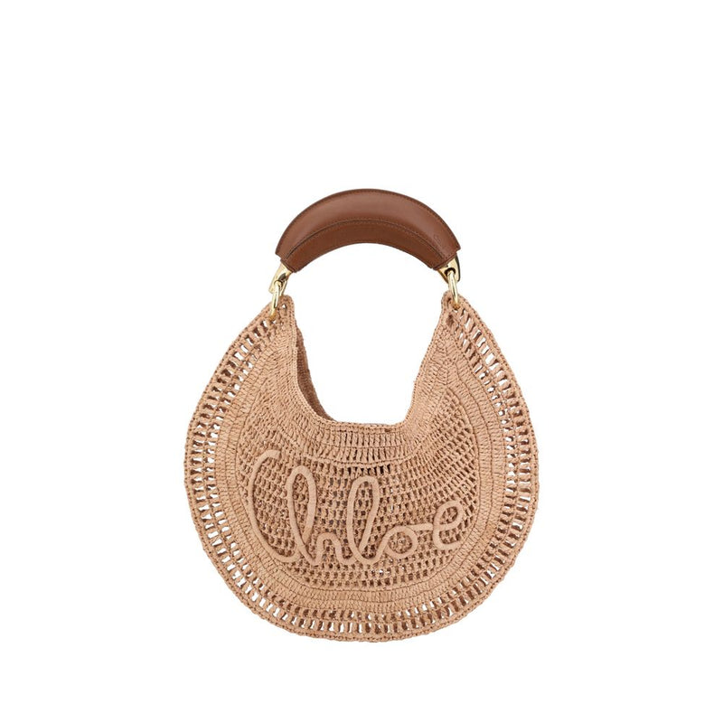 Chloé Beige Raffia Shoulder Bag Glam Steals
