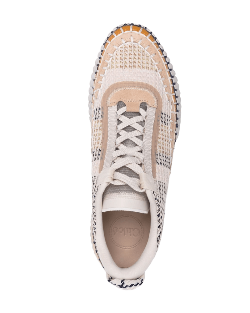 Chloé Beige Sneakers Glam Steals