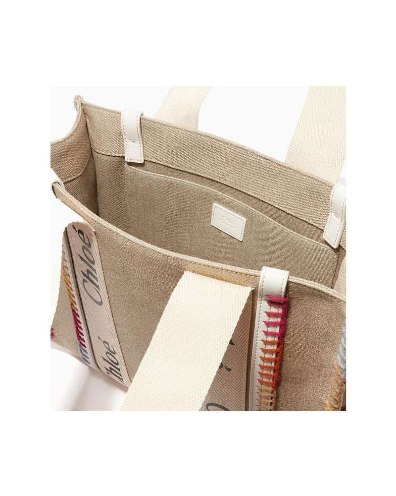Chloé Beige Wool Tote Bag Glam Steals
