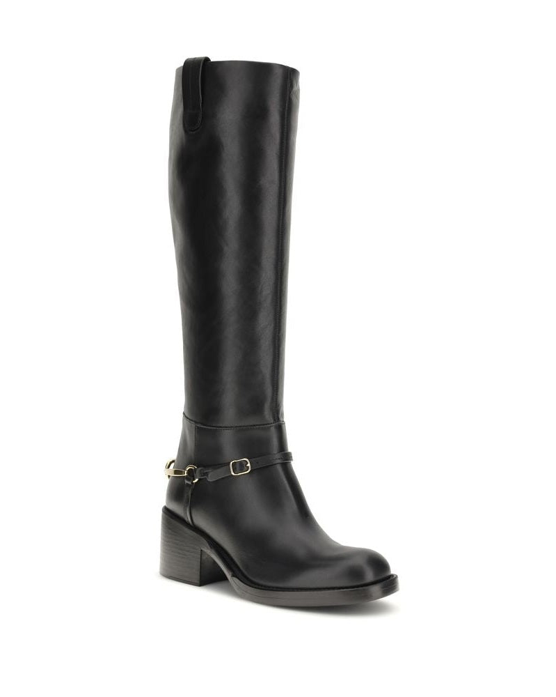 Chloé Black Calf Leather Bos Taurus Lace Up Boots Glam Steals