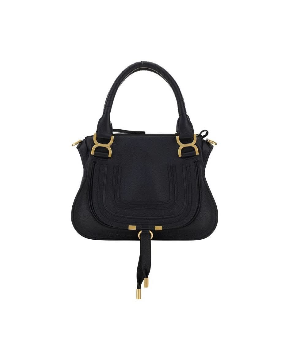 Chloé Black Calf Leather Bos Taurus Shoulder Bag 