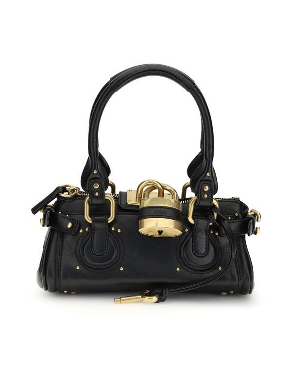 Chloé Black Calf Leather Bos Taurus Shoulder Bag Glam Steals