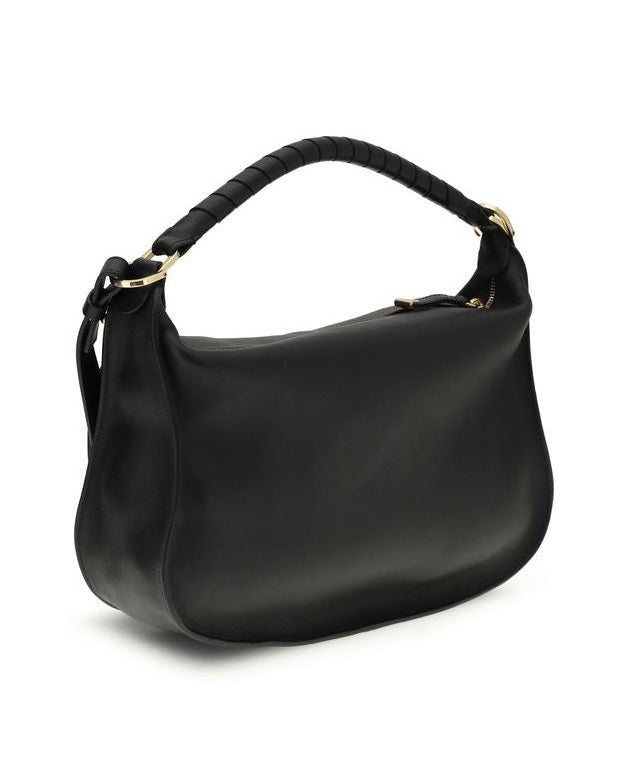 Chloé Black Calf Leather Bos Taurus Shoulder Bag Glam Steals