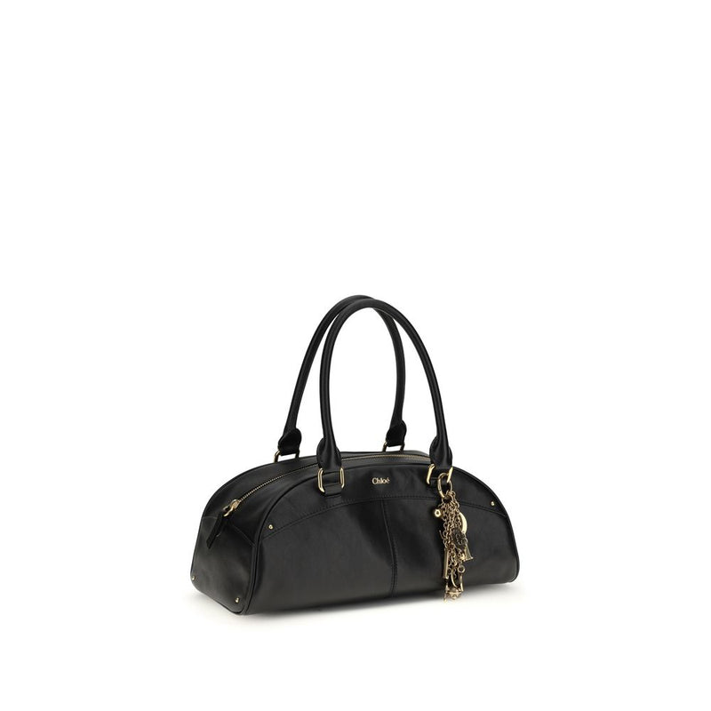 Chloé Black Calf Leather Bos Taurus Shoulder Bag 
