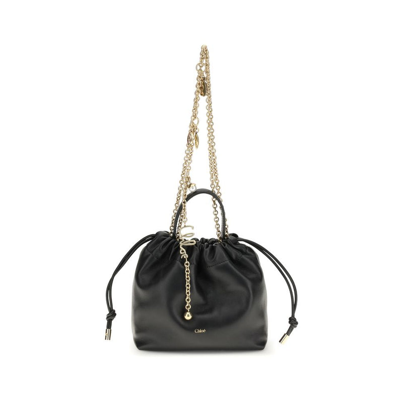 Chloé Black Calf Leather Bos Taurus Shoulder Bag Glam Steals