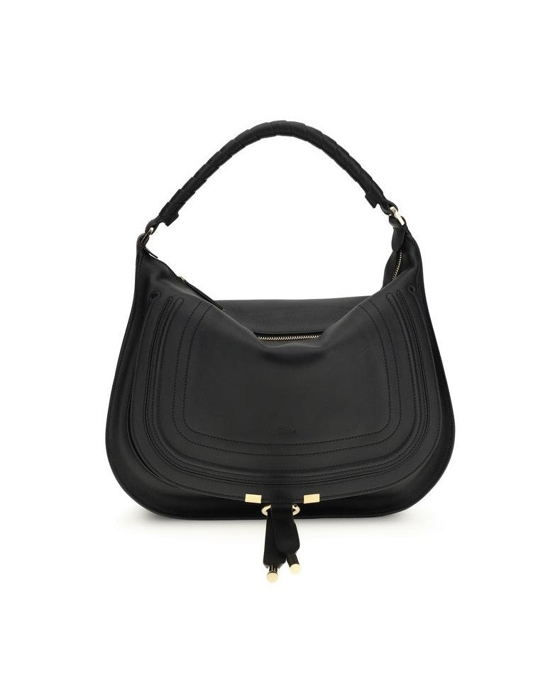 Chloé Black Calf Leather Bos Taurus Shoulder Bag Glam Steals