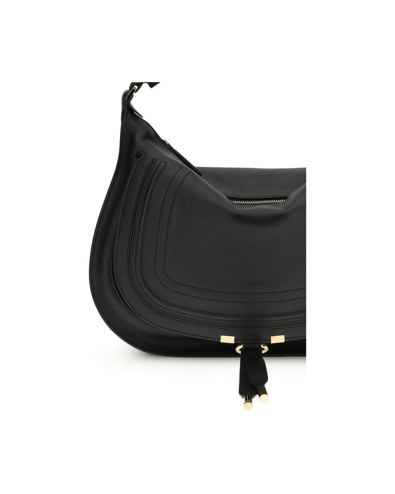 Chloé Black Calf Leather Bos Taurus Shoulder Bag Glam Steals