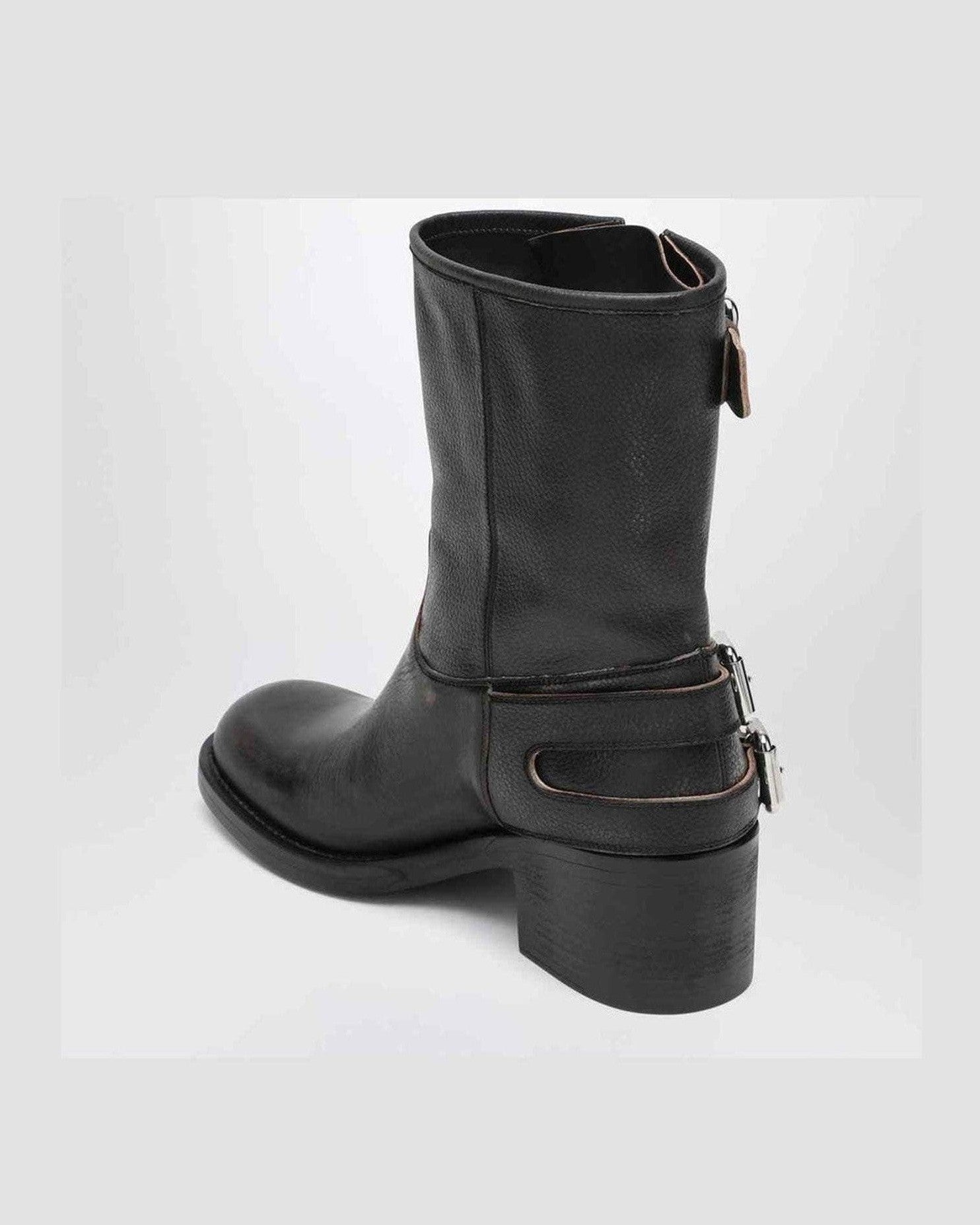 Chloé Black Dakota Biker Style Boots Glam Steals