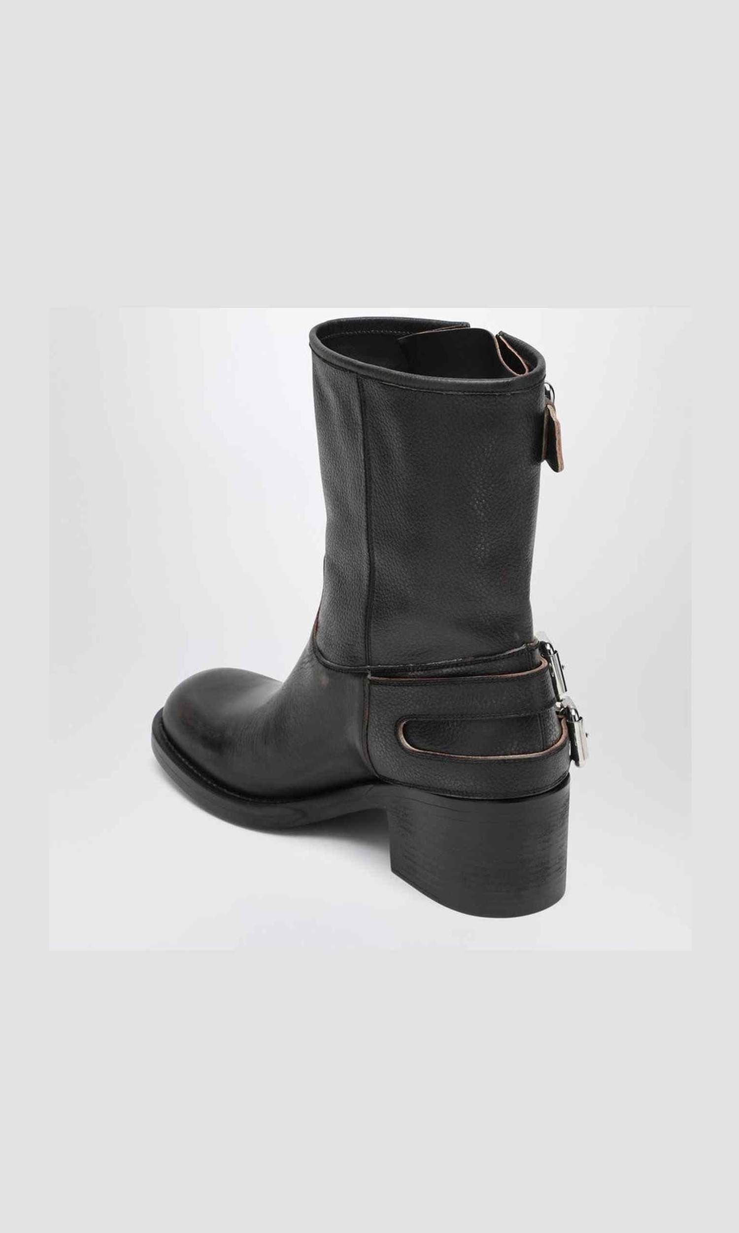 Chloé Black Dakota Biker Style Boots Glam Steals