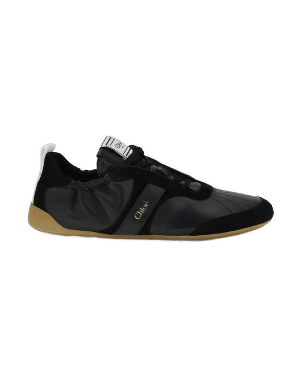 Chloé Black Goatskin Athletic Sneakers Sneakers