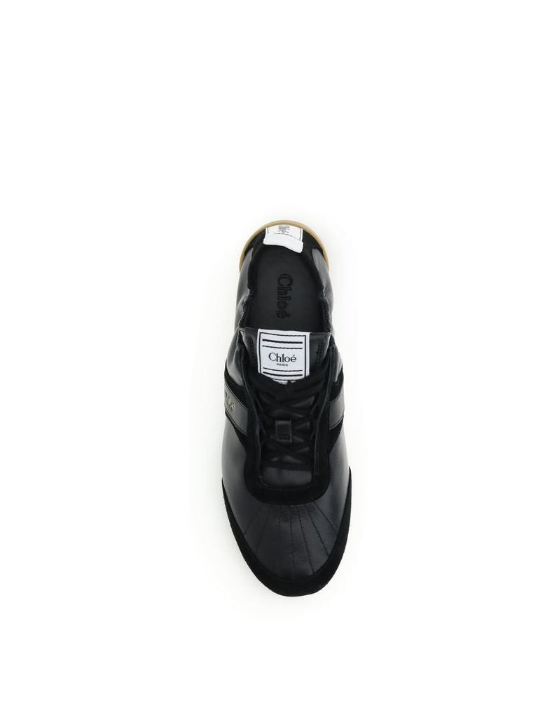 Chloé Black Goatskin Athletic Sneakers Glam Steals