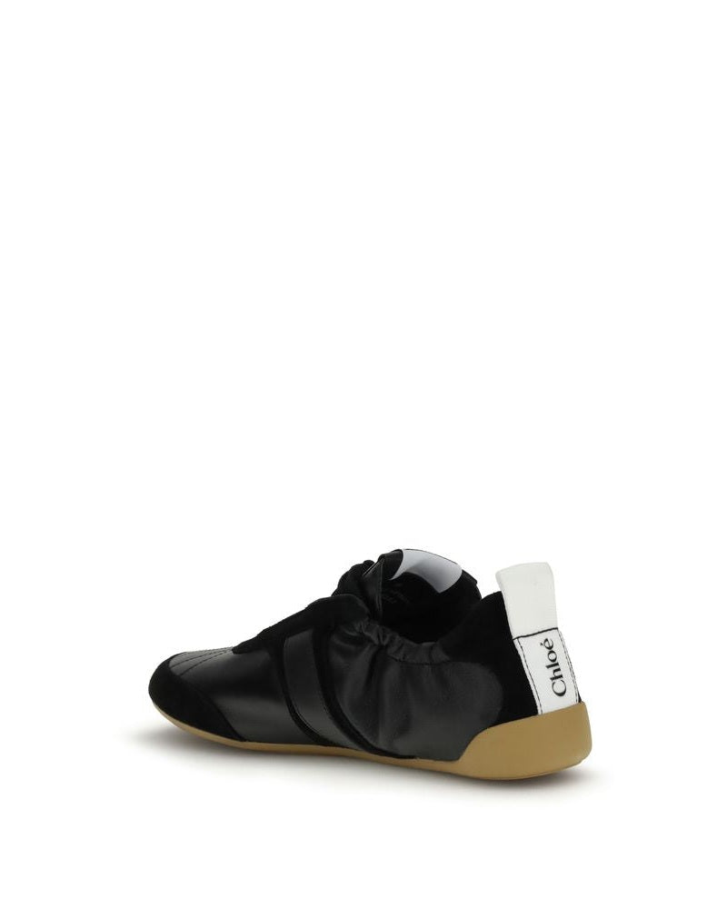 Chloé Black Goatskin Athletic Sneakers Glam Steals