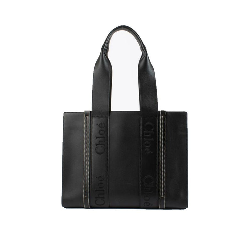Chloé Black Leather Tote Bag Glam Steals
