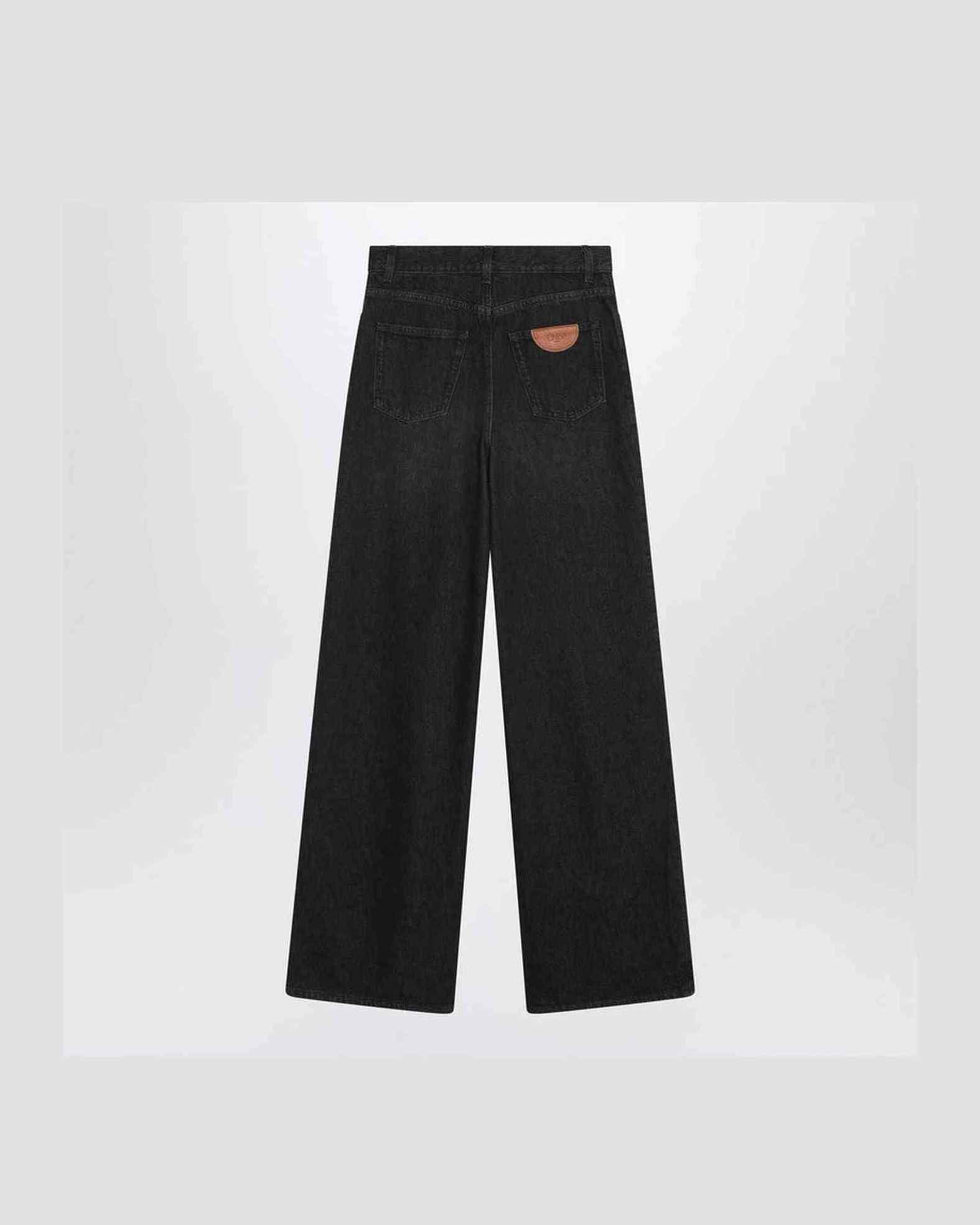 Chloé Black Loose Washed Jeans Glam Steals