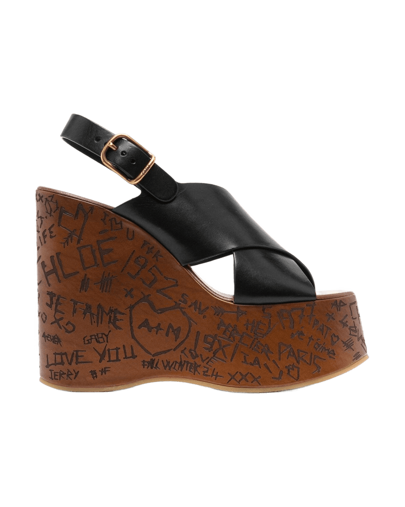 Chloé Black Sandals Glam Steals