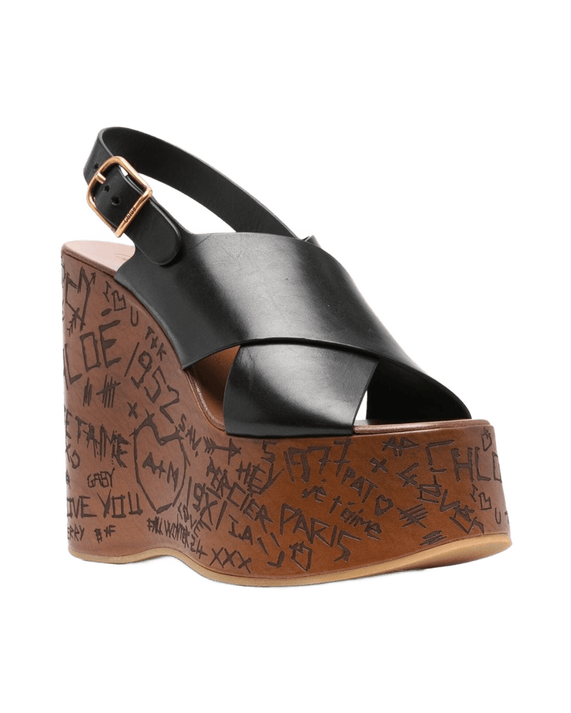 Chloé Black Sandals Glam Steals