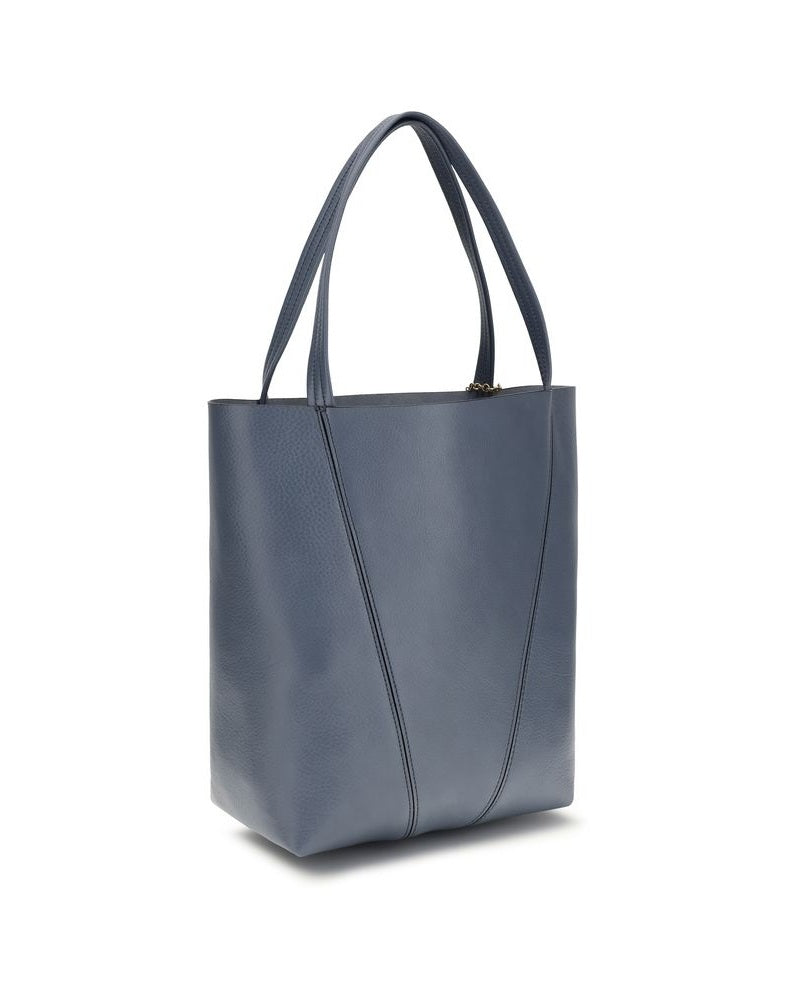 Chloé Blue Calf Leather Bos Taurus Shoulder Bag Glam Steals