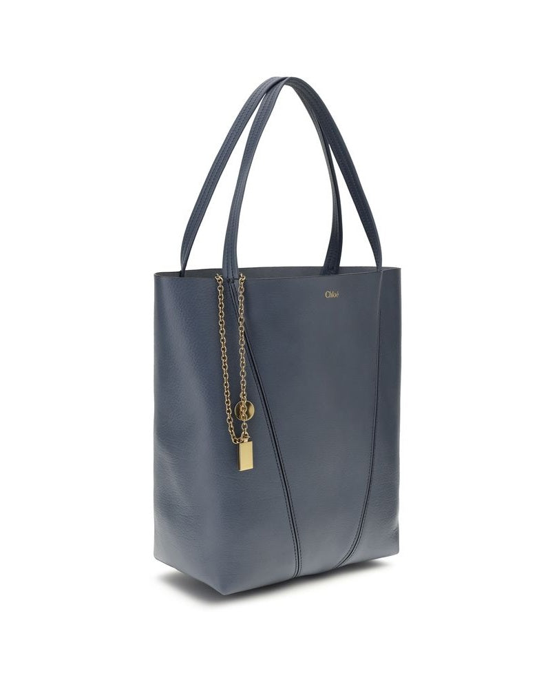 Chloé Blue Calf Leather Bos Taurus Shoulder Bag Glam Steals