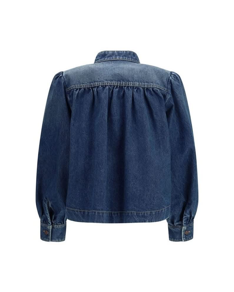 Chloé Blue Cotton Denim Jacket Glam Steals