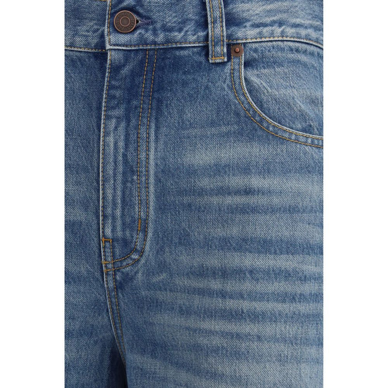 Chloé Blue Cotton Jeans Denim Glam Steals