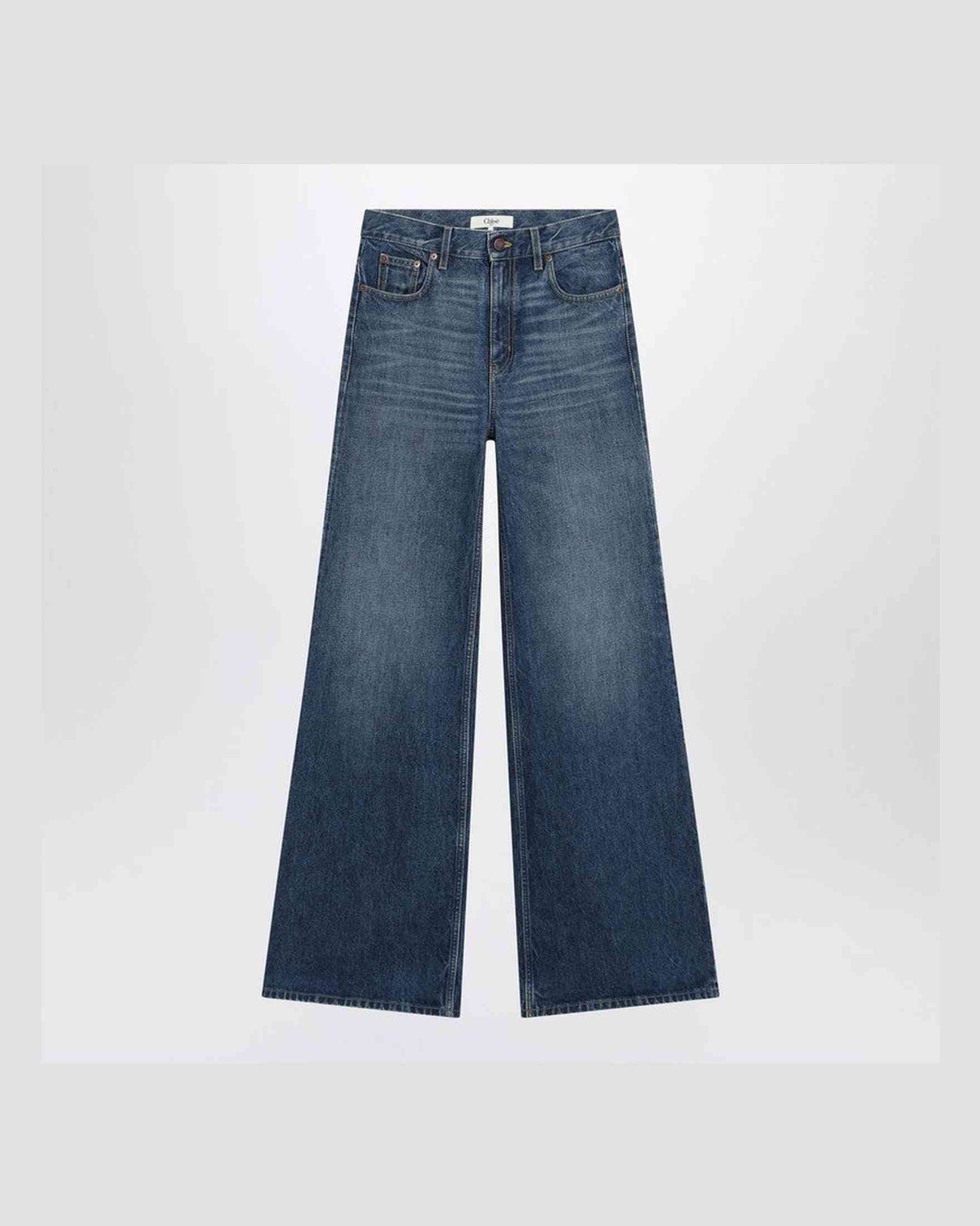 Chloé Blue Flared Jeans Glam Steals