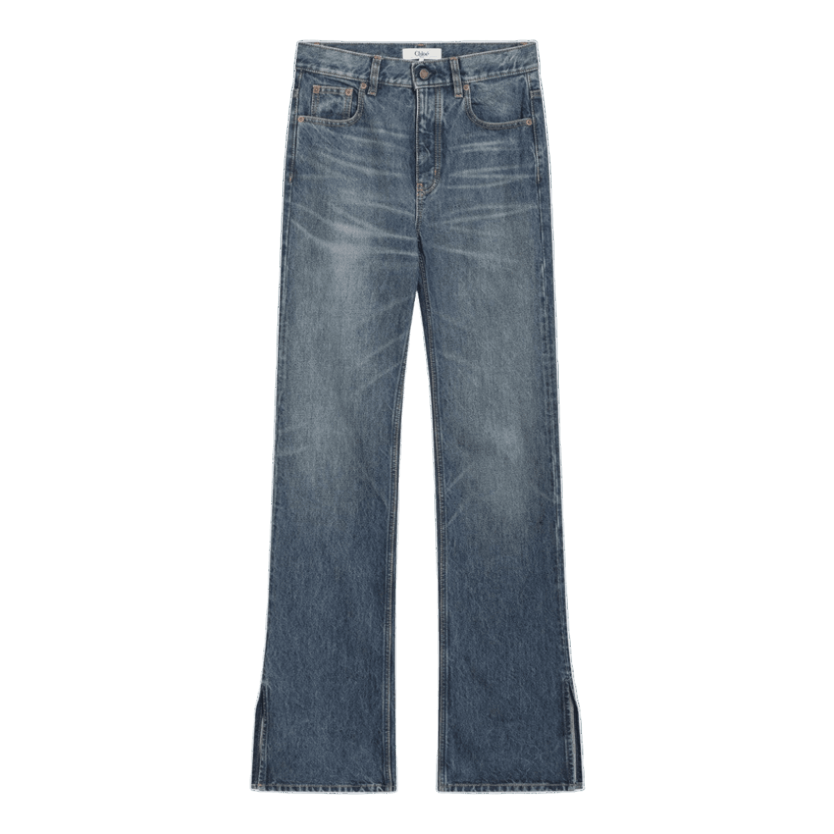 Chloé Blue Jeans with Slits Glam Steals