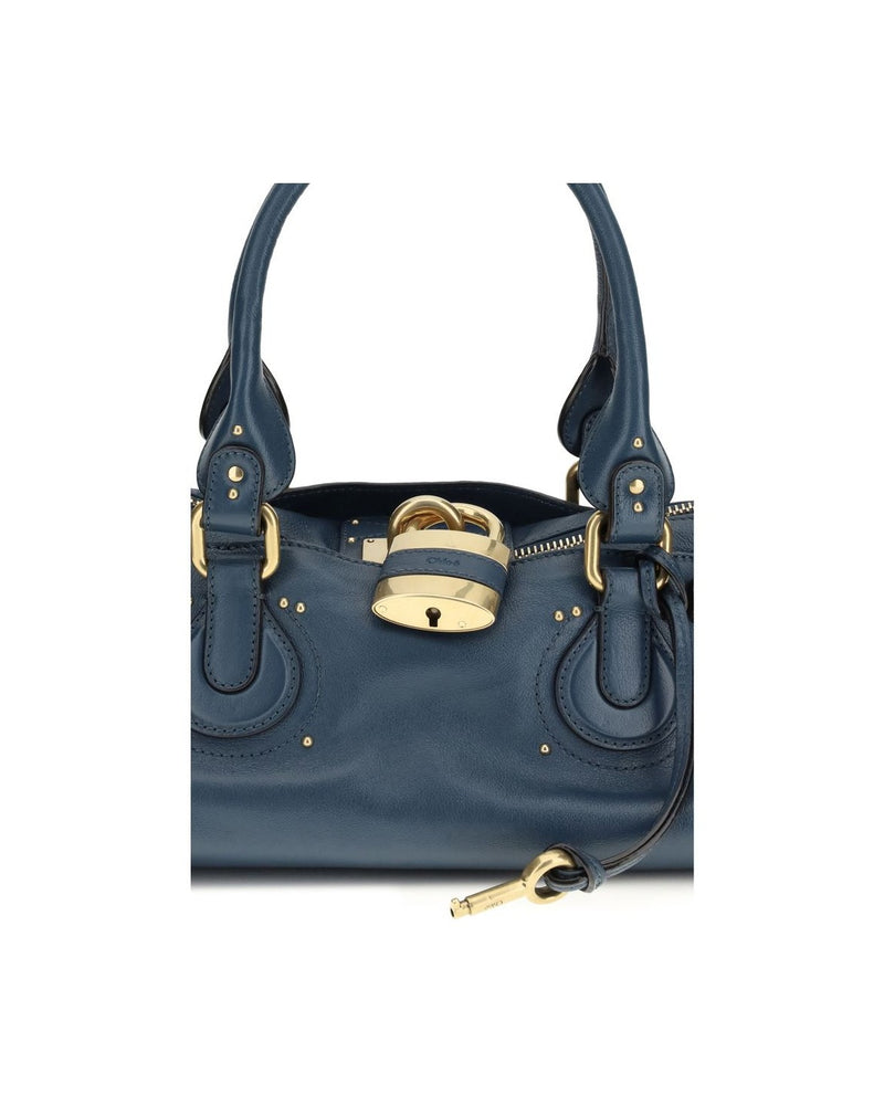 Chloé Blue Leather Buffalo Shoulder Bag Glam Steals
