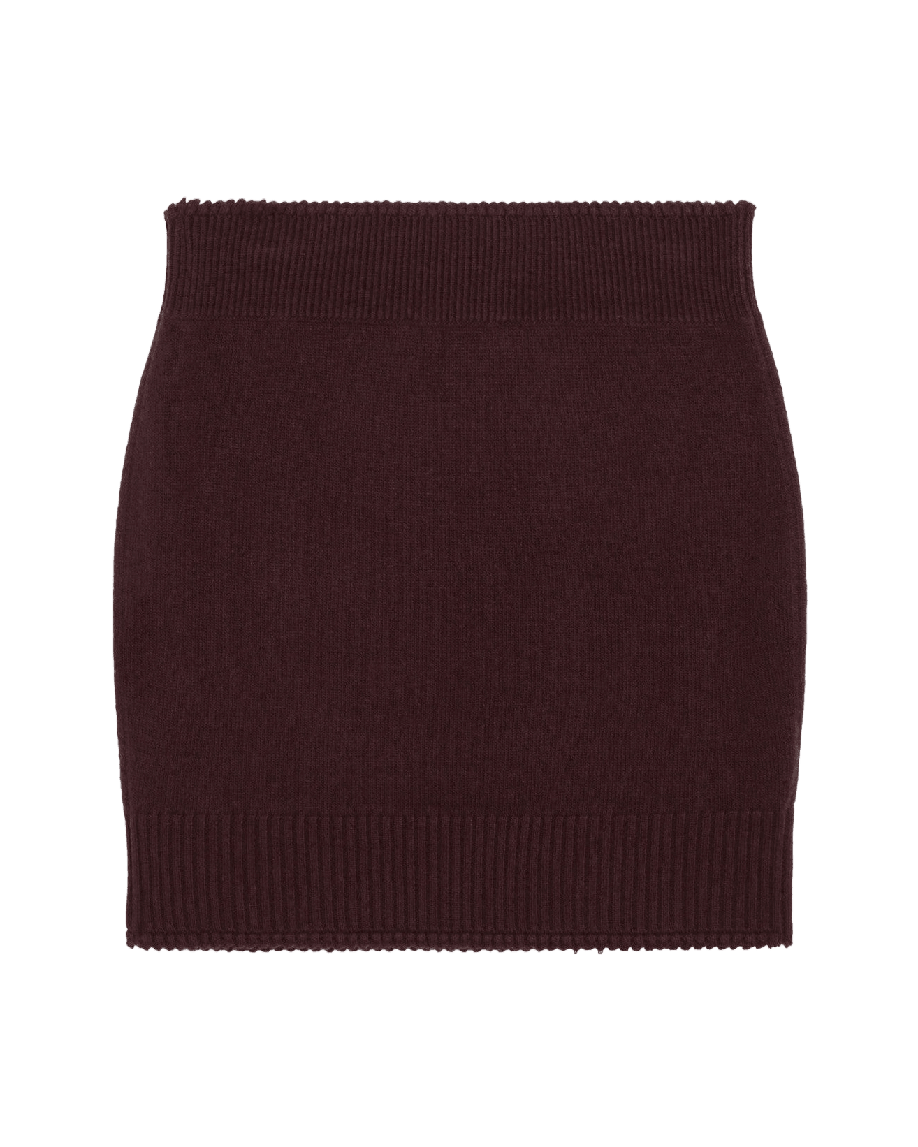 Chloé Bordeaux diamond-pattern wool miniskirt Glam Steals