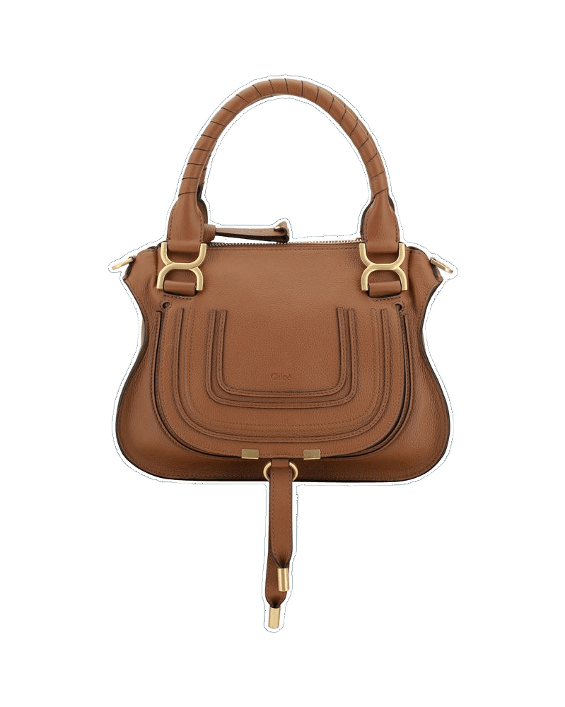 Chloé Brown Calf Leather Bos Taurus Shoulder Bag Glam Steals