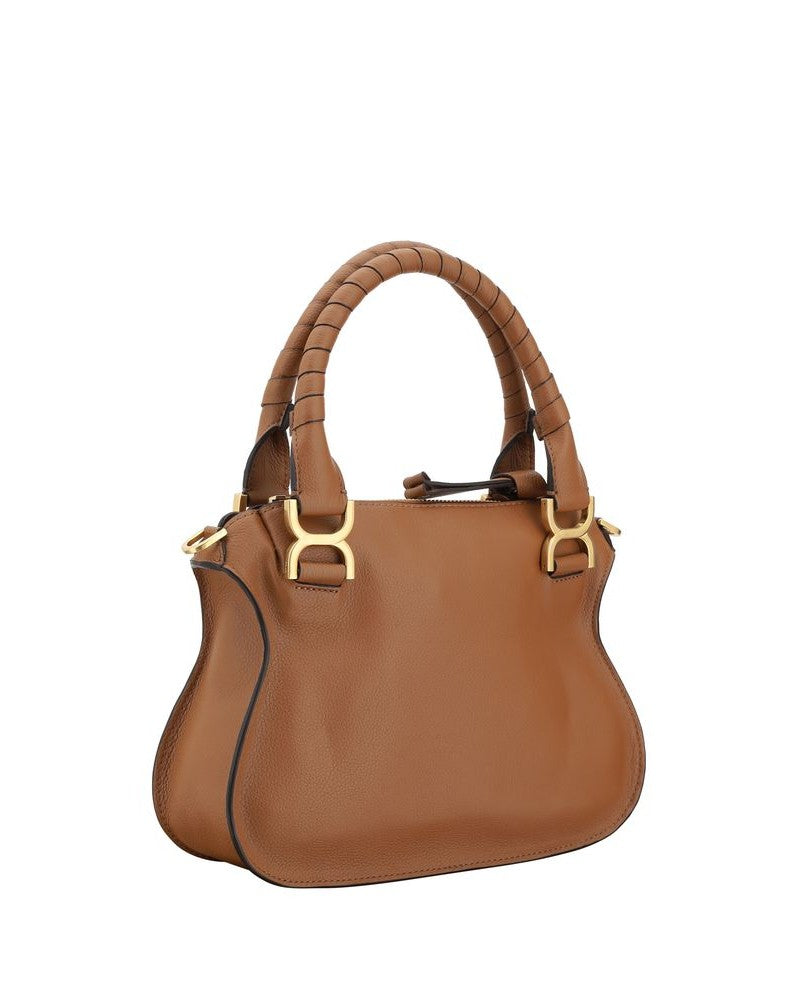 Chloé Brown Calf Leather Bos Taurus Shoulder Bag Glam Steals