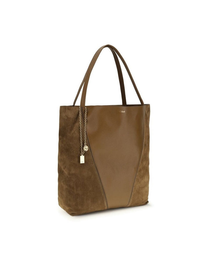 Chloé Brown Calf Leather Bos Taurus Shoulder Bag 