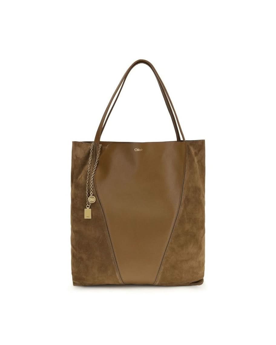 Chloé Brown Calf Leather Bos Taurus Shoulder Bag 