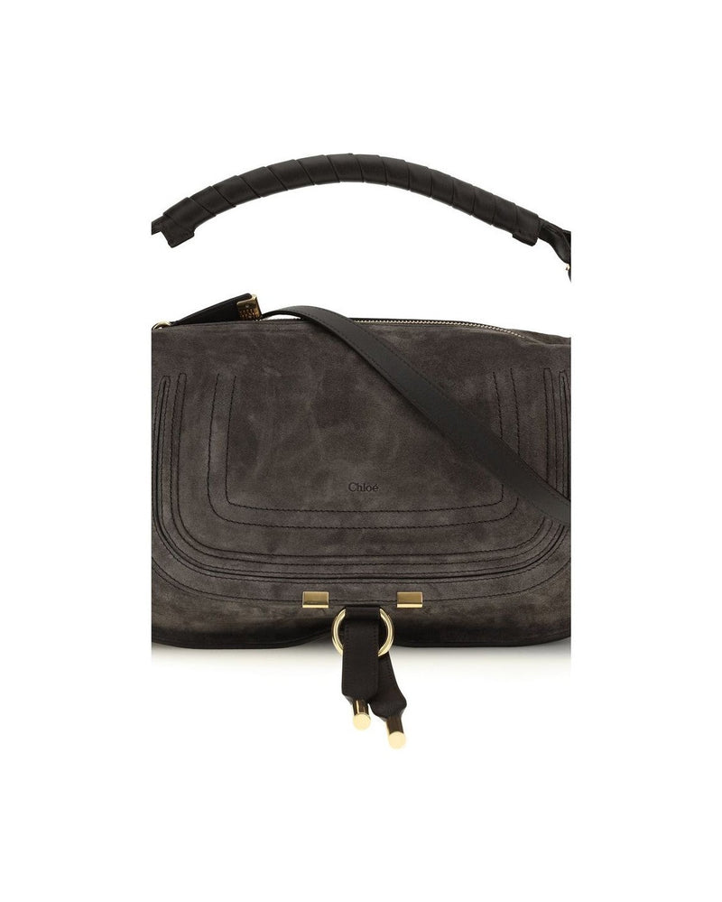 Chloé Brown Calf Leather Bos Taurus Shoulder Bag Glam Steals