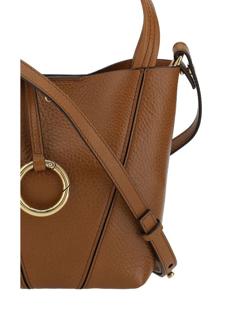Chloé Brown Calf Leather Bos Taurus Shoulder Bag 