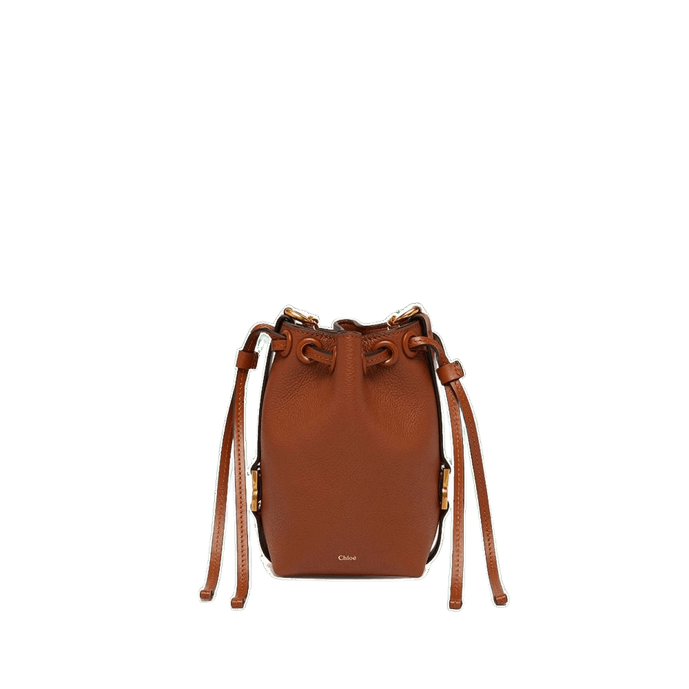 Chloé Brown Calfskin Backet Bag Glam Steals