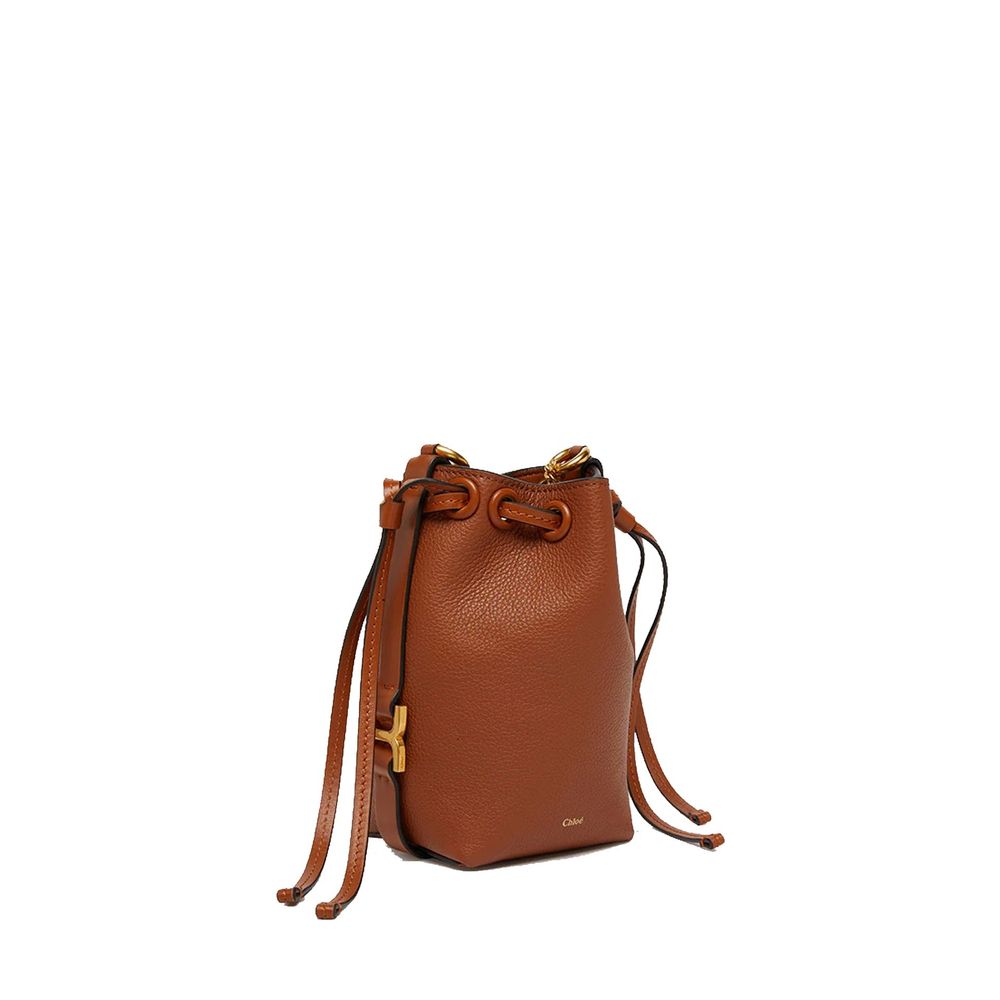 Chloé Brown Calfskin Backet Bag Glam Steals