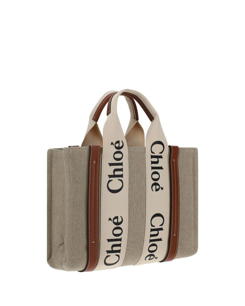 Chloé Brown Canvas Handbag Glam Steals