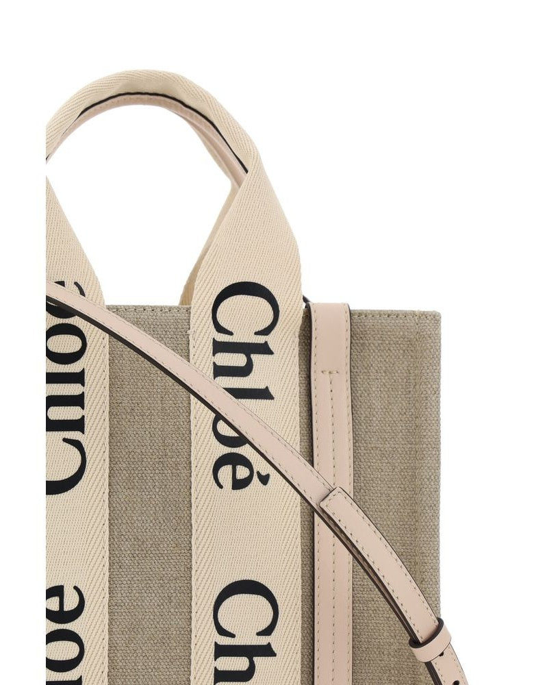 Chloé Brown Canvas Handbag Glam Steals