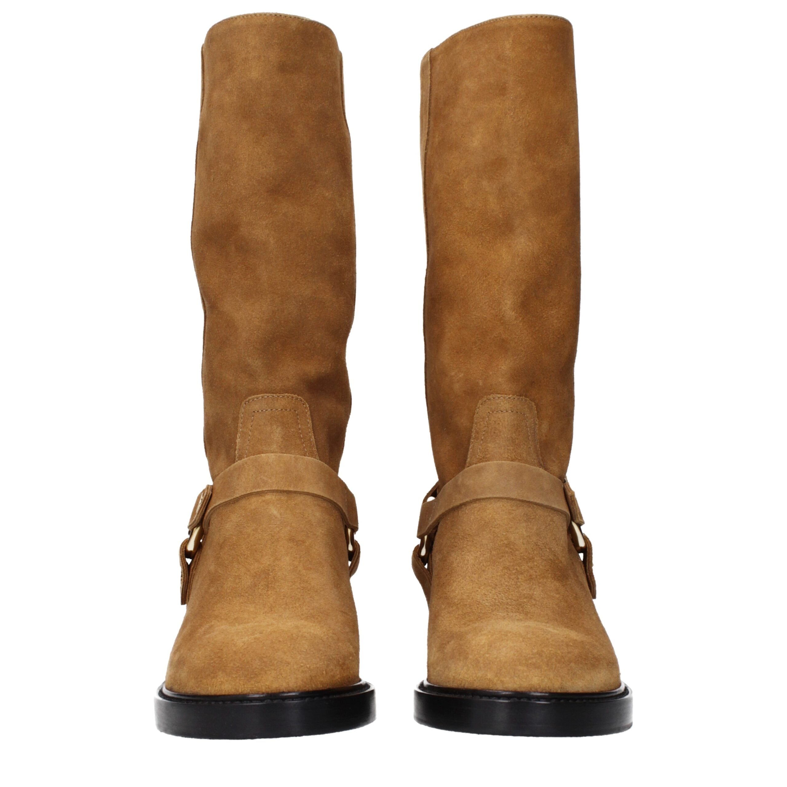 Chloé Brown Leather Ankle Boots Glam Steals