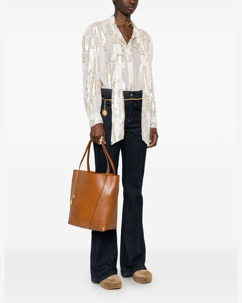 Chloé Brown Leather Bag Shopper