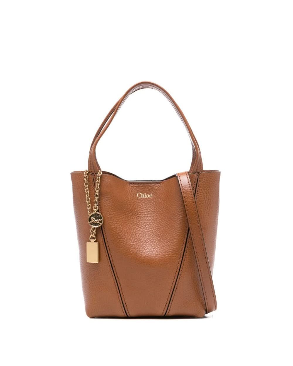 Chloé Brown Leather Bag Shopper